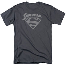 Load image into Gallery viewer, Superman Super Arch Mens T Shirt Charcoal