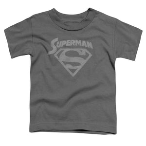 Superman Super Arch Toddler Kids Youth T Shirt Charcoal