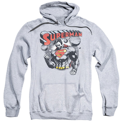 Superman Super Ko Mens Hoodie Athletic Heather