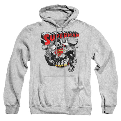 Superman Super Ko Mens Hoodie Athletic Heather