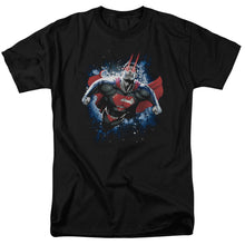 Load image into Gallery viewer, Superman Stardust Mens T Shirt Black