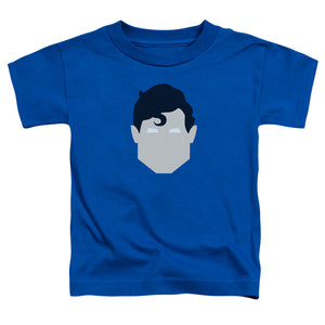 Superman Supes Head Toddler Kids Youth T Shirt Royal Blue