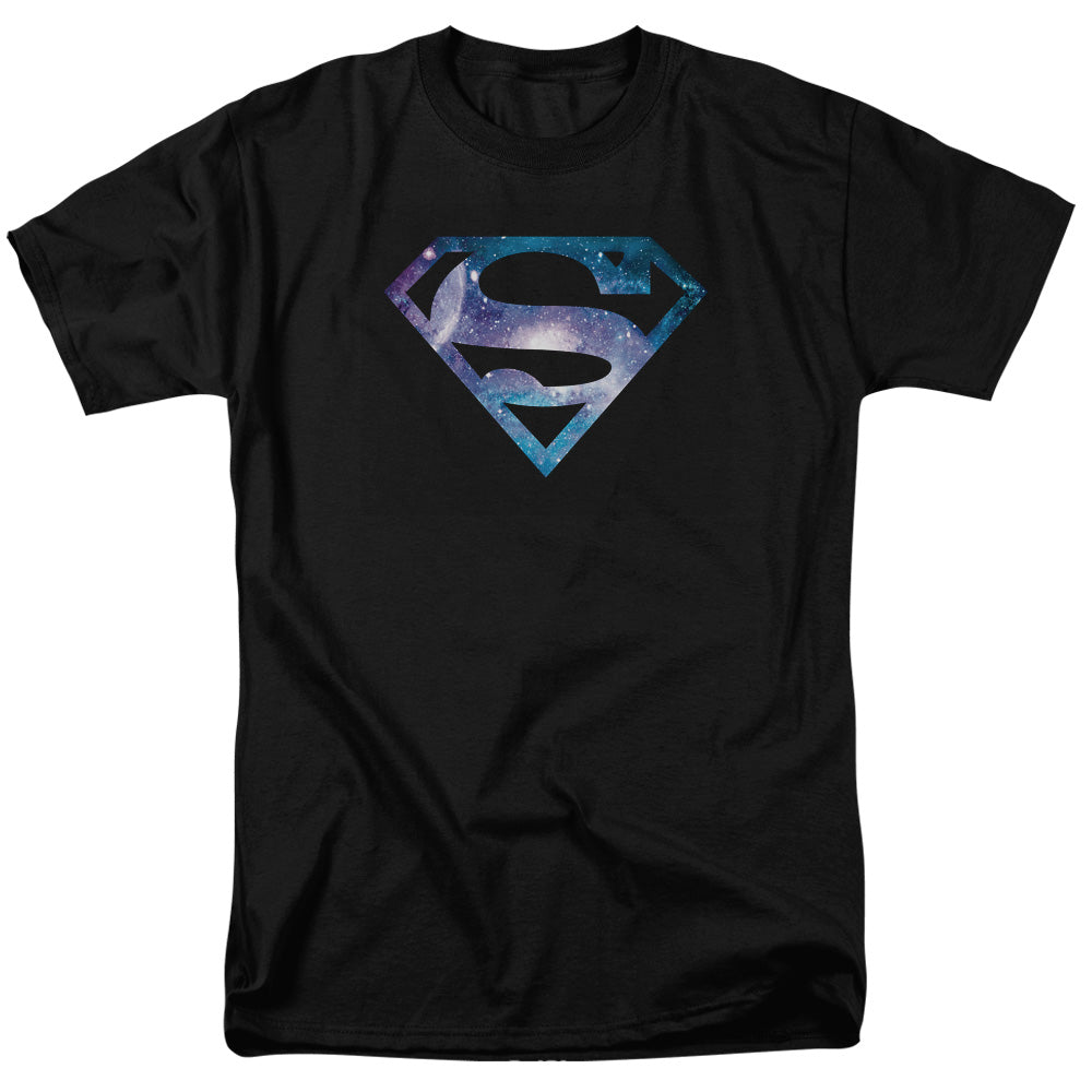 Superman Galaxy 2 Shield Mens T Shirt Black