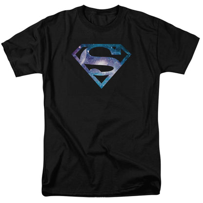 Superman Galaxy 2 Shield Mens T Shirt Black