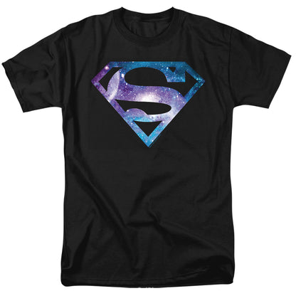 Superman Galaxy 2 Shield Mens T Shirt Black