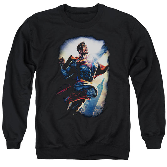 Superman Ck Superstar Mens Crewneck Sweatshirt Black