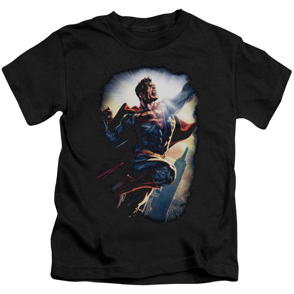 Superman Ck Superstar Juvenile Kids Youth T Shirt Black