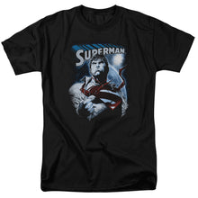 Load image into Gallery viewer, Superman Protect Earth Mens T Shirt Black