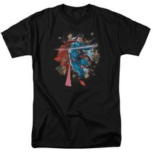 Load image into Gallery viewer, Superman Rock Breaker Mens T Shirt Black