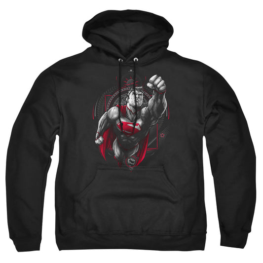 Superman Propaganda Superman Mens Hoodie Black