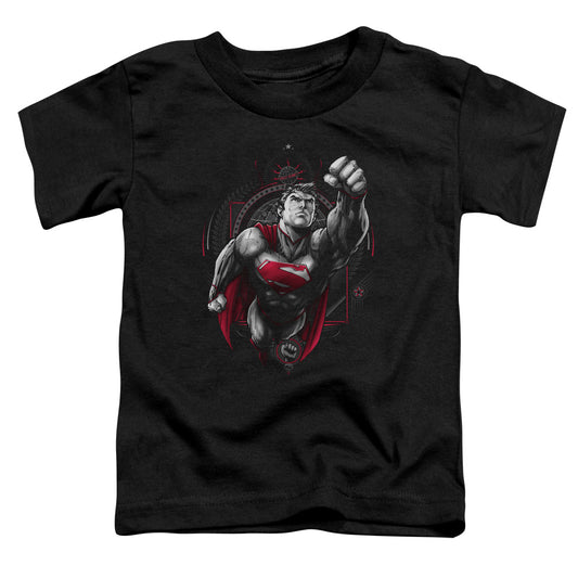 Superman Propaganda Superman Toddler Kids Youth T Shirt Black