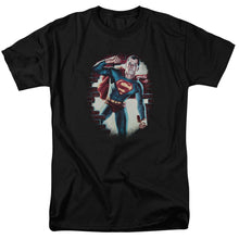 Load image into Gallery viewer, Superman Vintage Steel Mens T Shirt Black