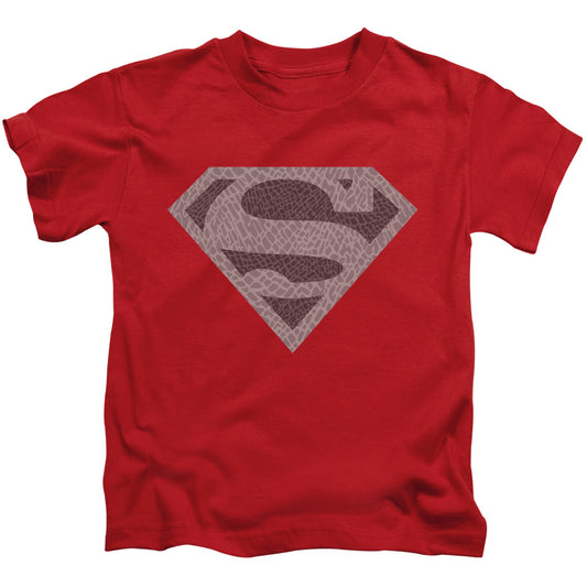 Superman Elephant Shield Juvenile Kids Youth T Shirt Red