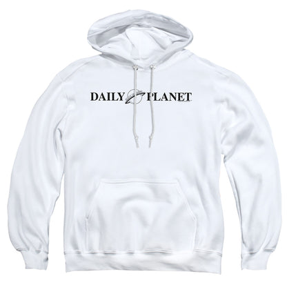 Superman Daily Planet Logo Mens Hoodie White