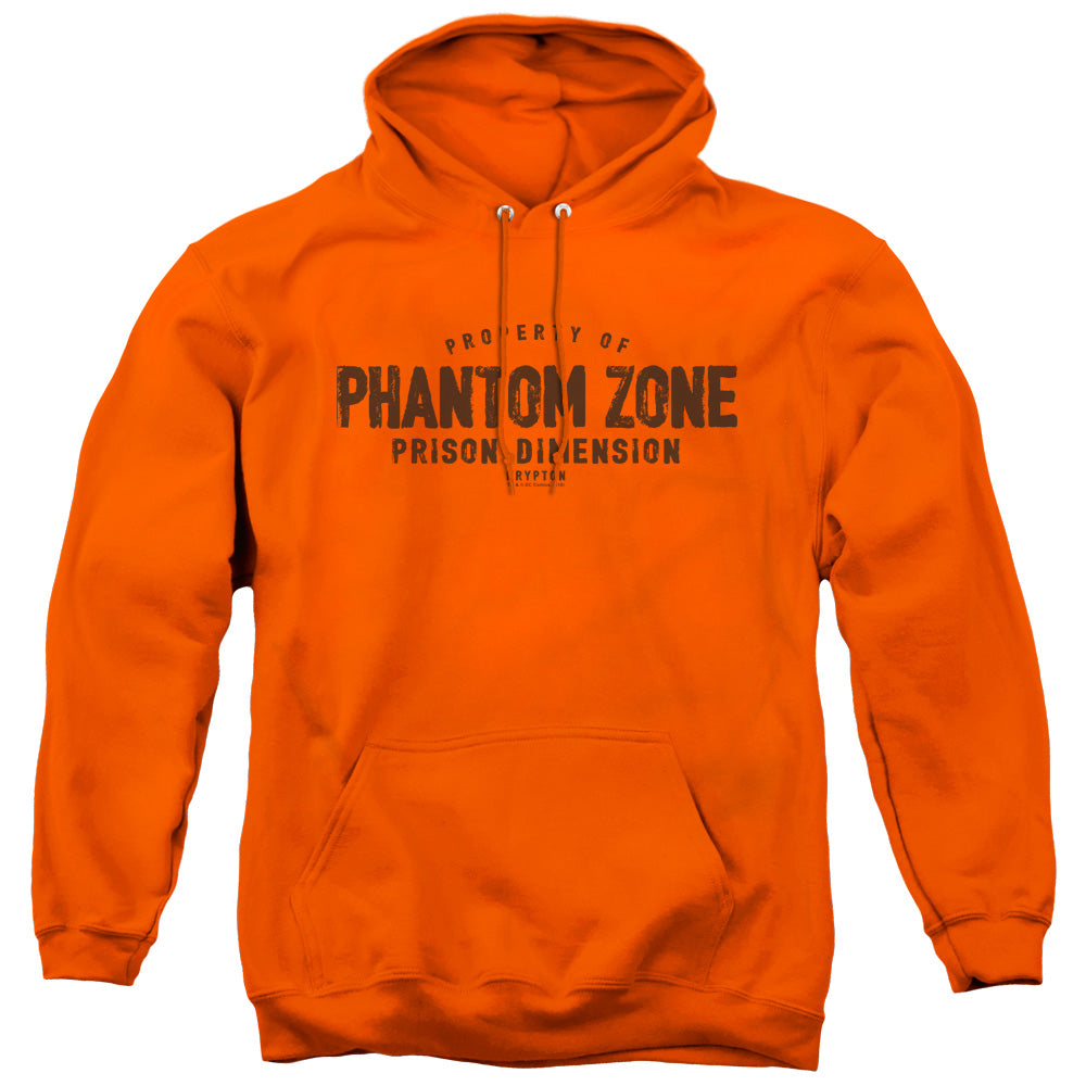 Superman Phantom Zone Mens Hoodie Orange