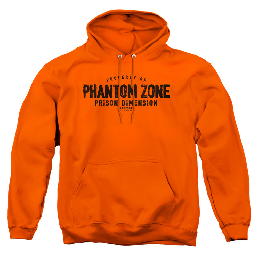 Superman Phantom Zone Mens Hoodie Orange