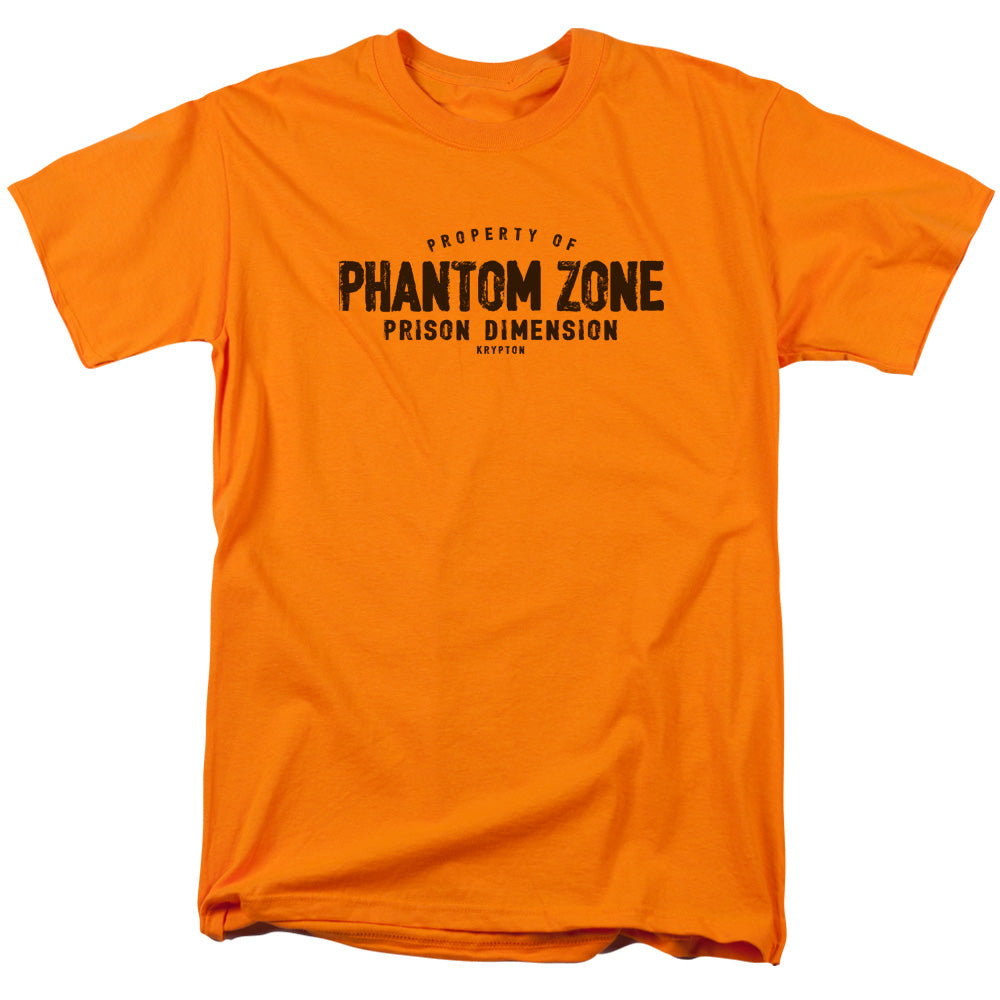Superman Phantom Zone Mens T Shirt Orange