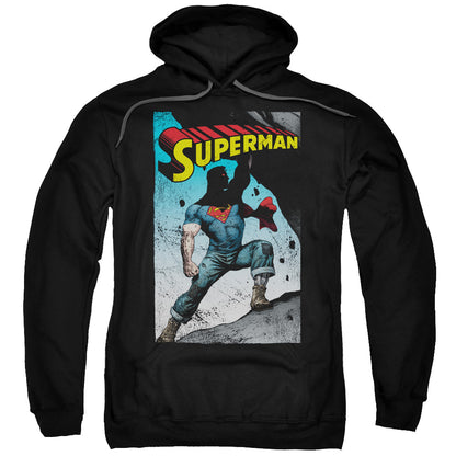 Superman Alternate Mens Hoodie Black