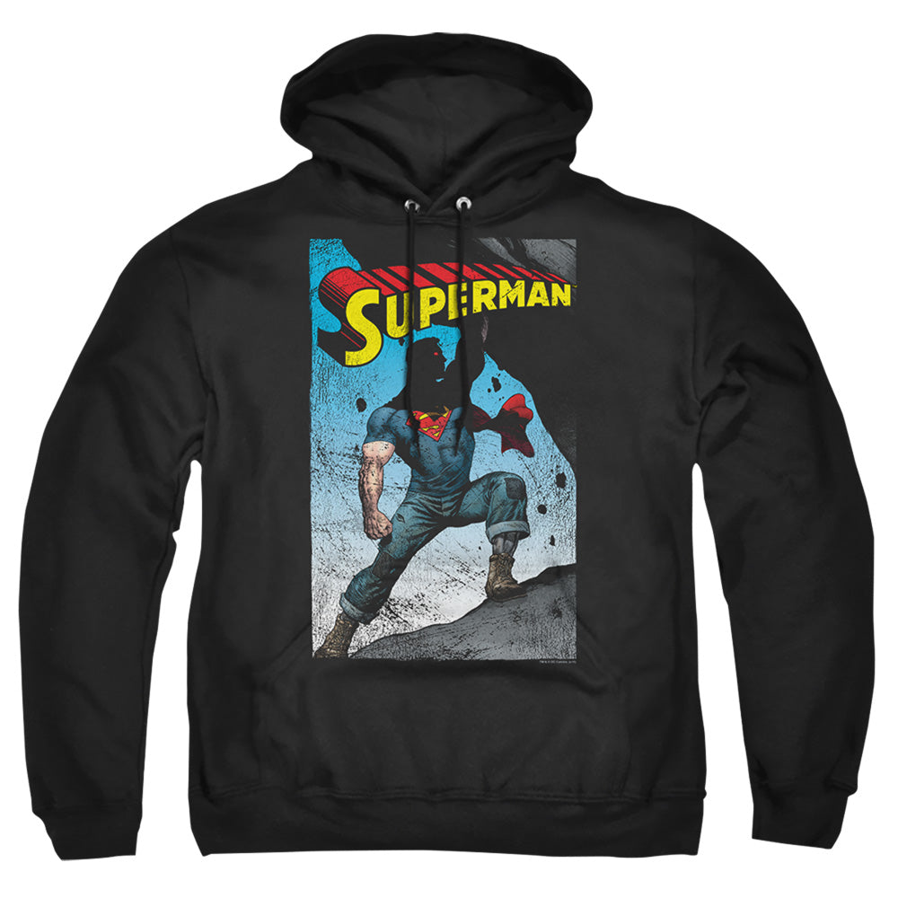 Superman Alternate Mens Hoodie Black