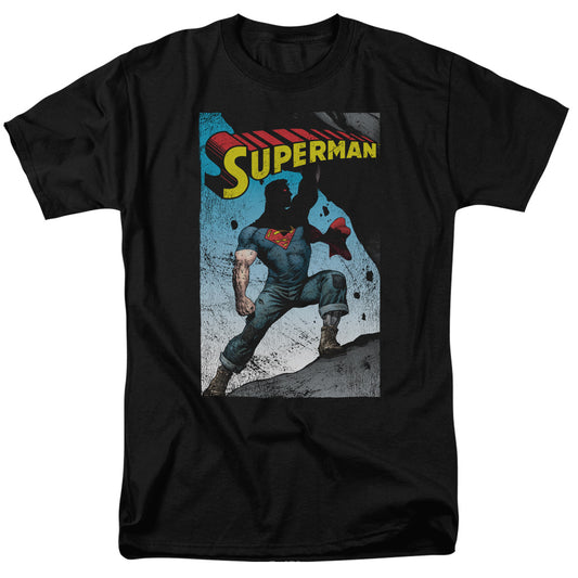 Superman Alternate Mens T Shirt Black 