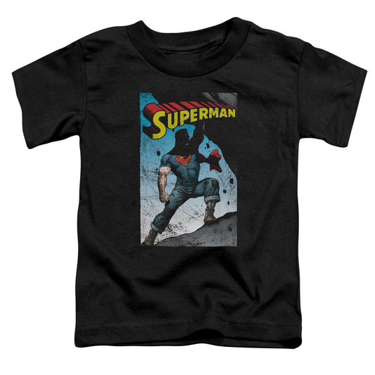 Superman Alternate Toddler Kids Youth T Shirt Black