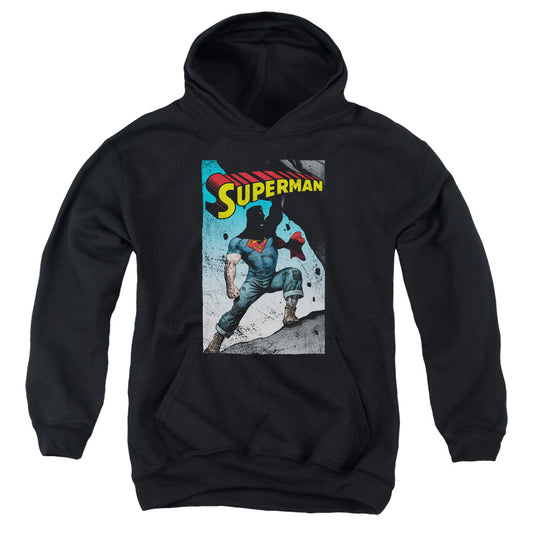 Superman Alternate Kids Youth Hoodie Black