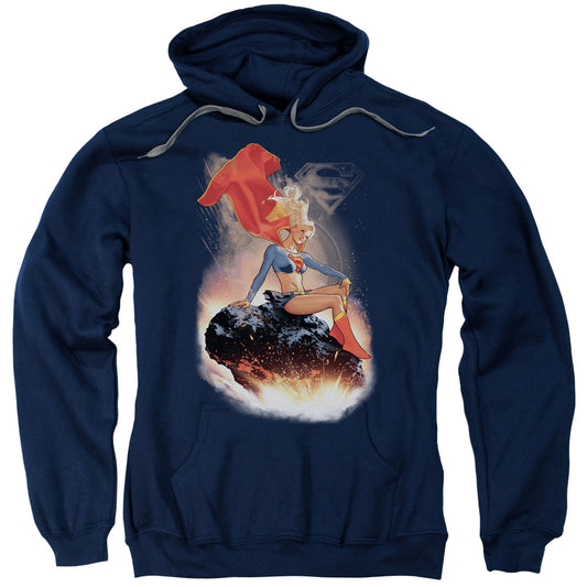 Superman Ride It Out Mens Hoodie Navy