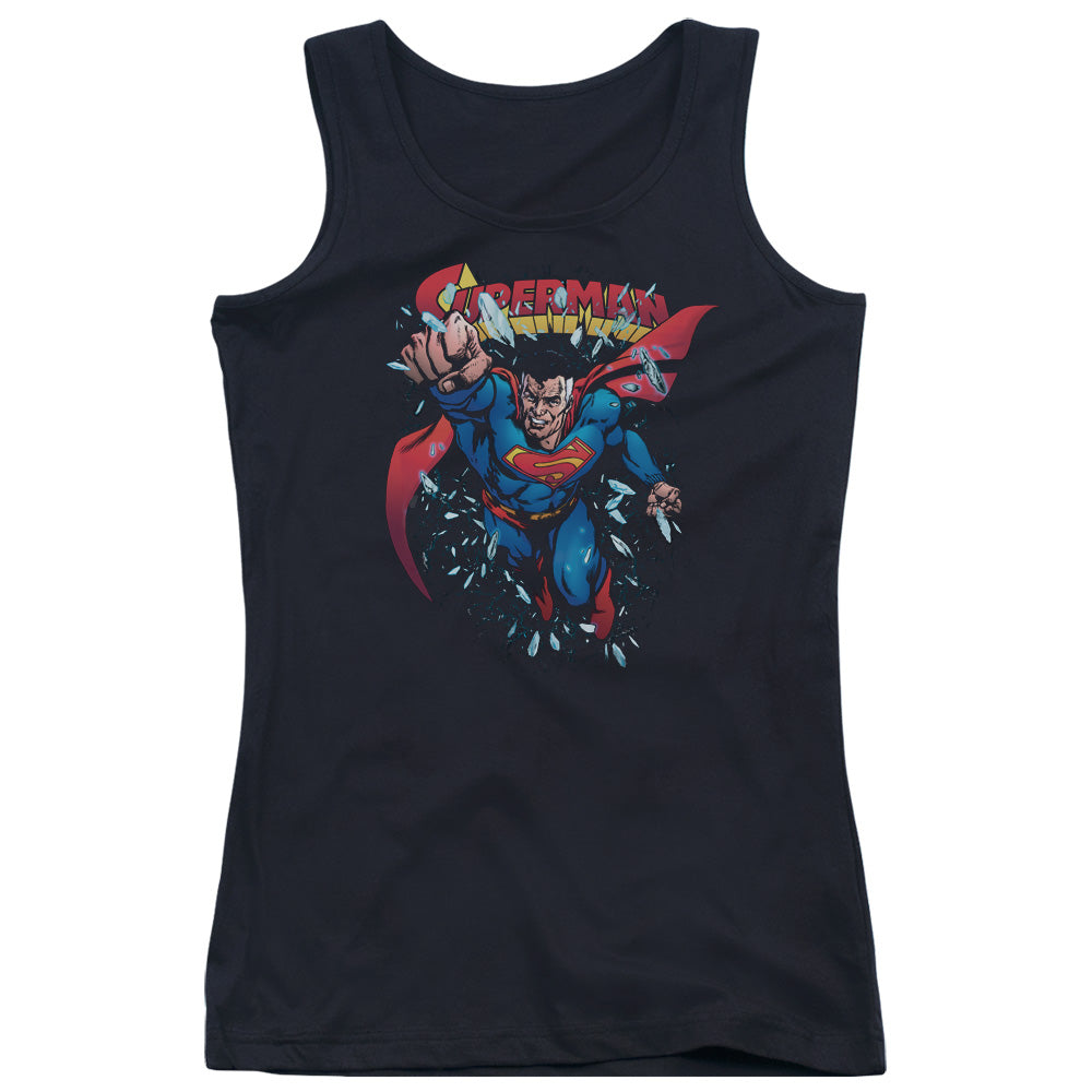 Superman Old Man Kal Womens Tank Top Shirt Black