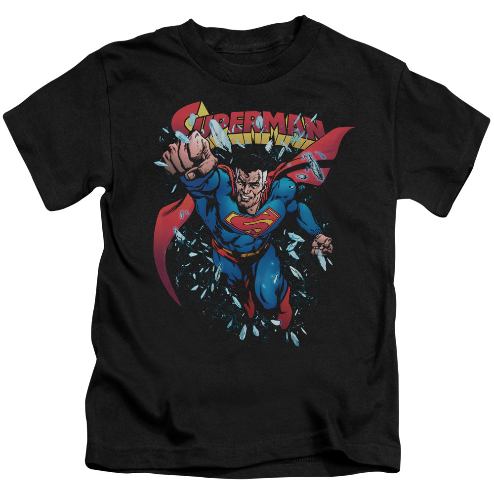 Superman Old Man Kal Juvenile Kids Youth T Shirt Black