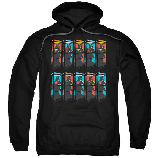 Superman Super Booths Mens Hoodie Black