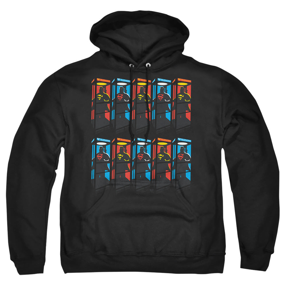 Superman Super Booths Mens Hoodie Black