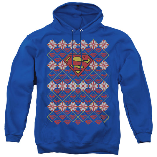 Superman Superman Christmas Sweater Mens Hoodie Royal Blue