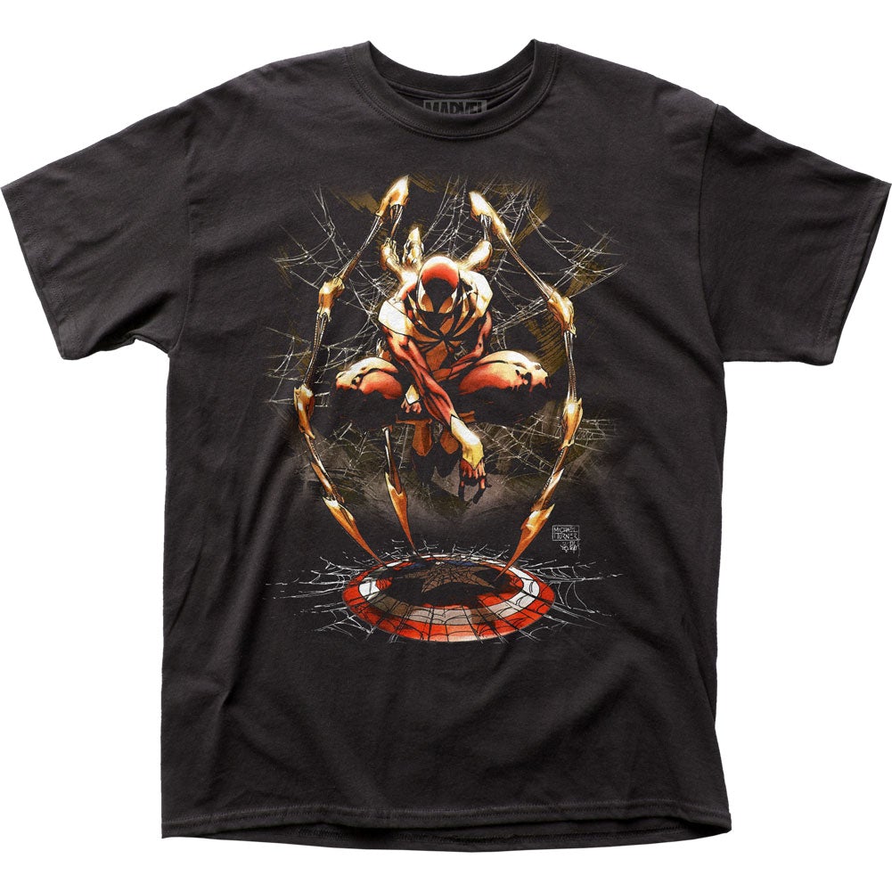 Spider-Man Iron Spider Mens T Shirt Black