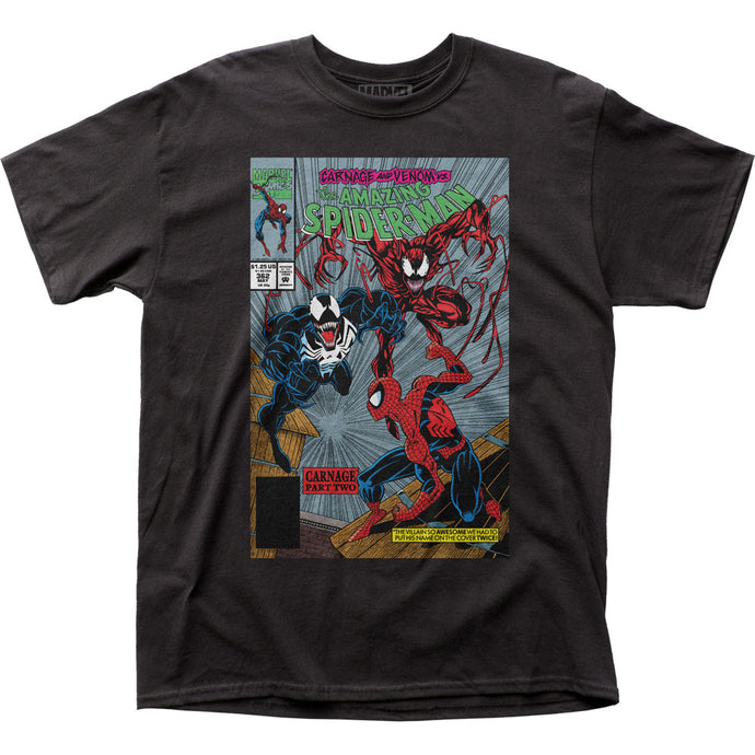 Spider-Man Carnage Pt. 2 Mens T Shirt Black