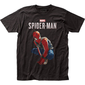 Spider-Man Spider Punk Mens T Shirt Black