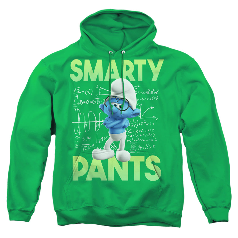 Smurfs Brainy Mens Hoodie Kelly Green