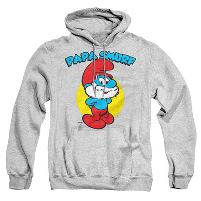 Smurfs Papa Urf Mens Hoodie Athletic Heather