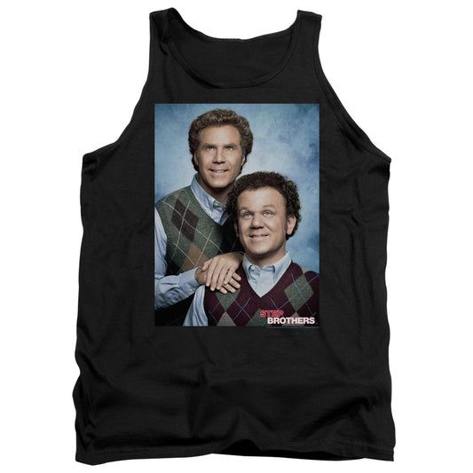 Step Brothers Portrait Mens Tank Top Shirt Black