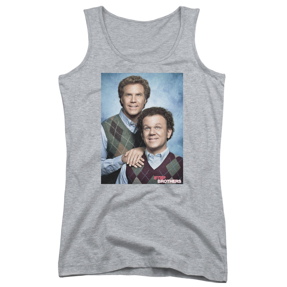 Step Brothers Portrait Womens Tank Top Shirt Athletic Heather