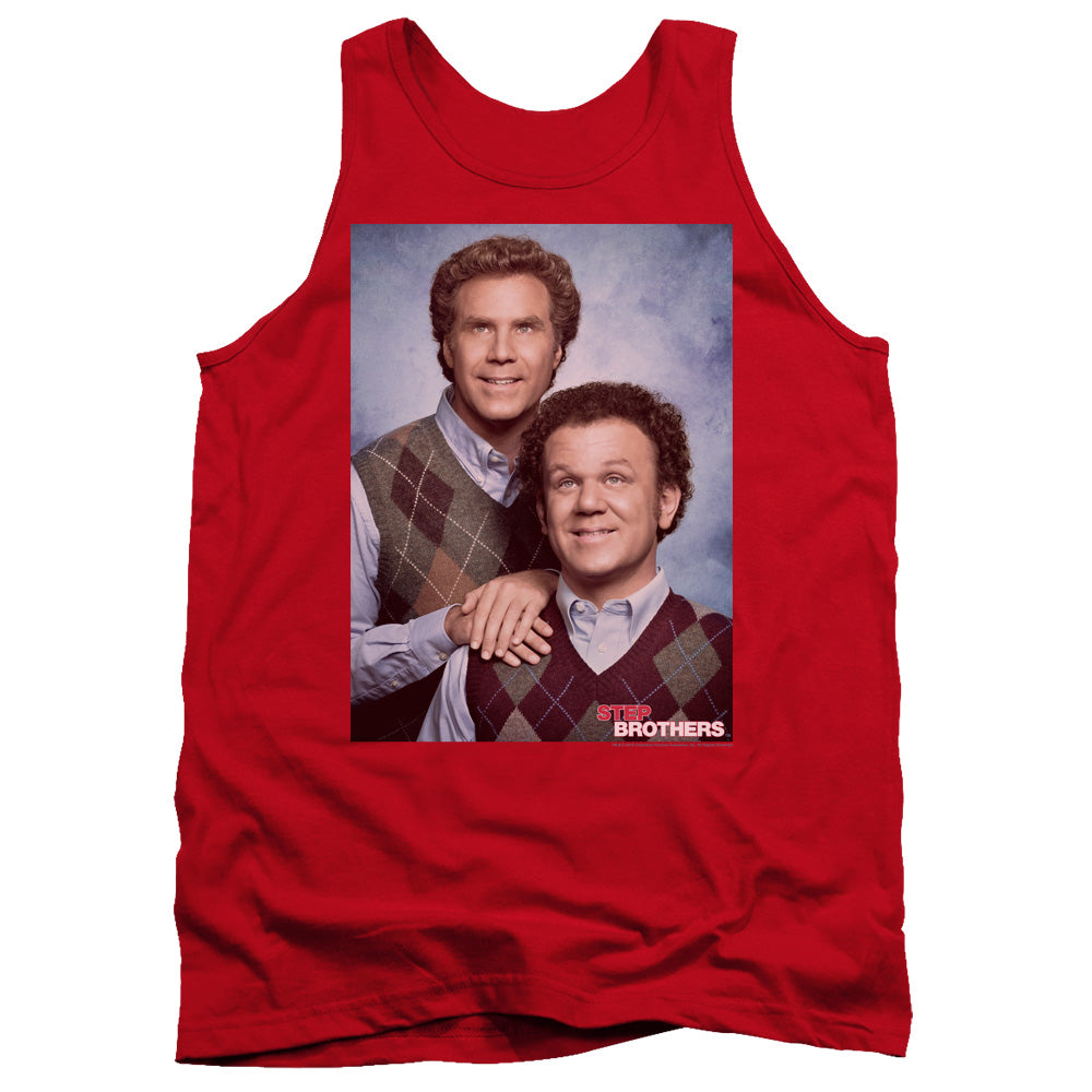 Step Brothers Portrait Mens Tank Top Shirt Red