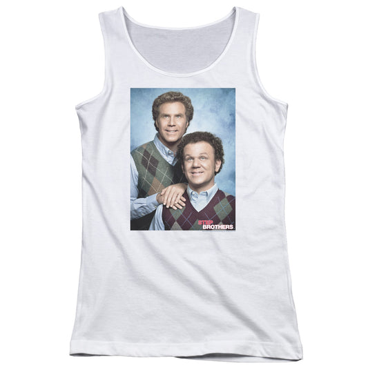 Step Brothers Portrait Womens Tank Top Shirt White