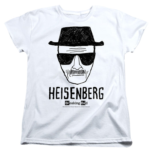 Breaking Bad Heisenberg Womens T Shirt White Officially Licensed