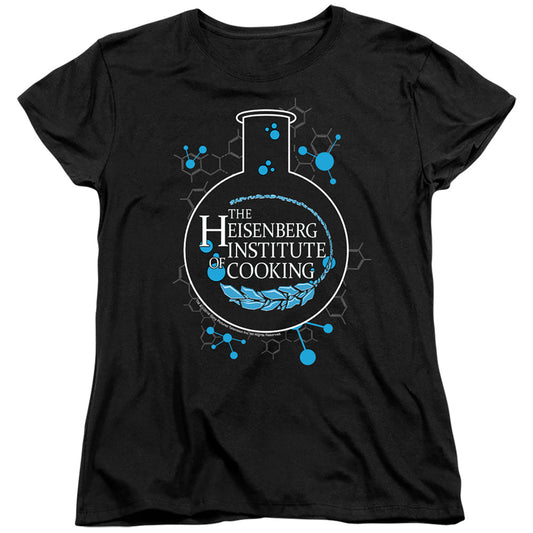 Breaking Bad Heisenberg Institute Of Cooking Womens T Shirt Black Officially Licensed