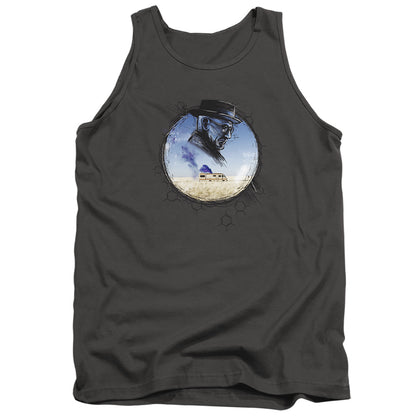 Breaking Bad Crystal Mens Tank Top Shirt Charcoal