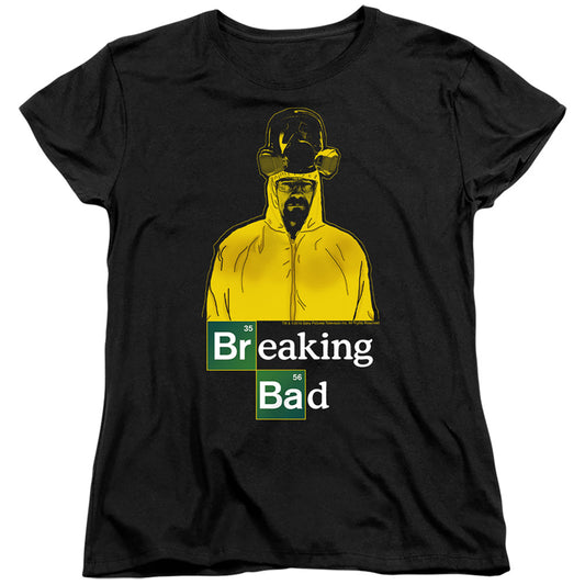 Breaking Bad Hazmat Womens T Shirt Black Officially Licensed