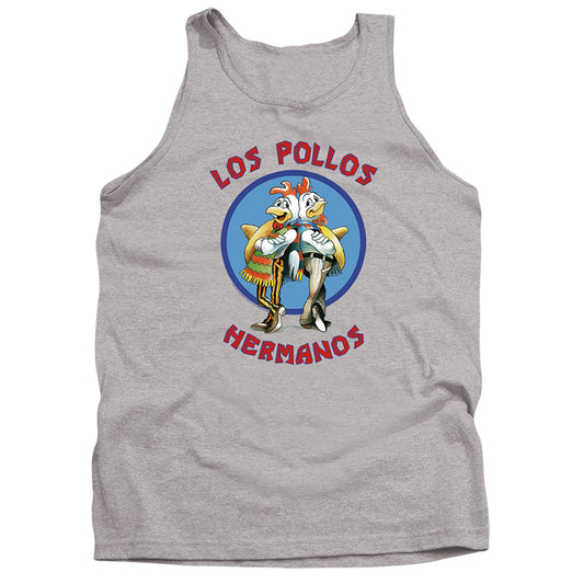 Breaking Bad Los Pollos Hermanos Mens Tank Top Shirt Athletic Heather