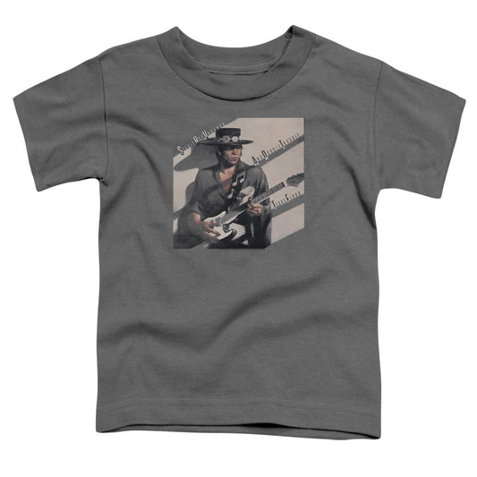 Stevie Ray Vaughan Texas Flood Toddler Kids Youth T Shirt Charcoal