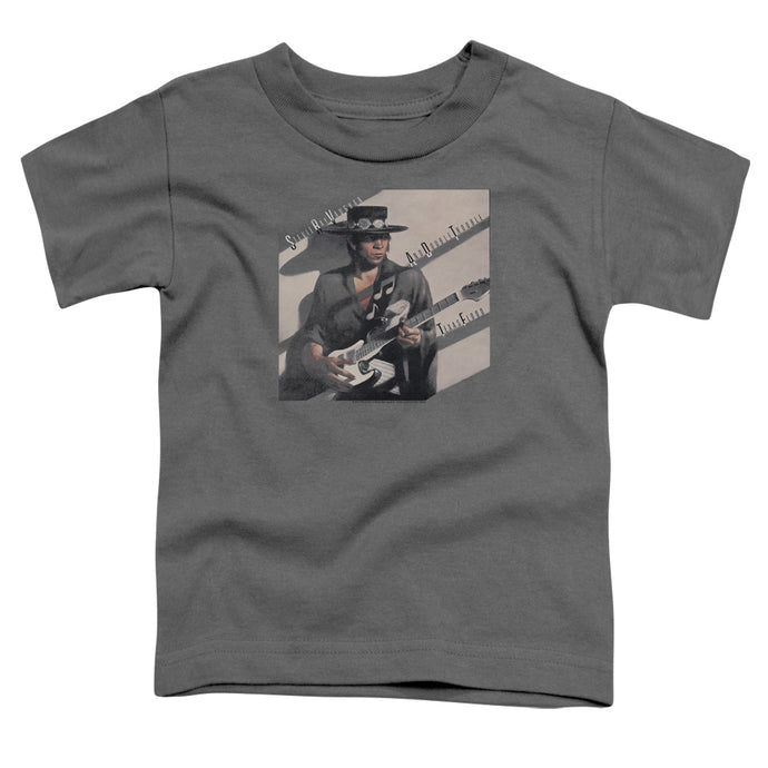 Stevie Ray Vaughan Texas Flood Toddler Kids Youth T Shirt Charcoal