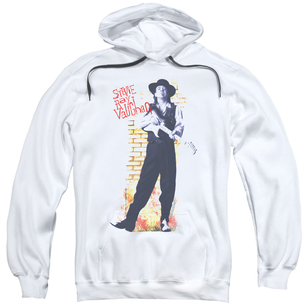 Stevie Ray Vaughan Standing Tall Mens Hoodie White