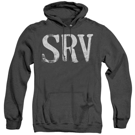 Stevie Ray Vaughan SRV Heather Mens Hoodie Black